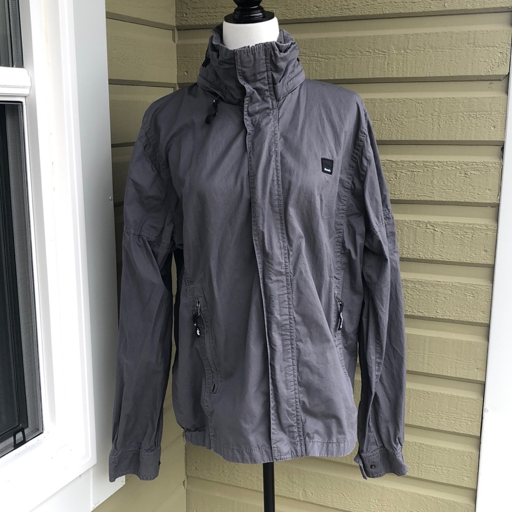 Bench Ladies Jacket Spring/Fall Grey Size XL Soft Cotton Excellent Condition